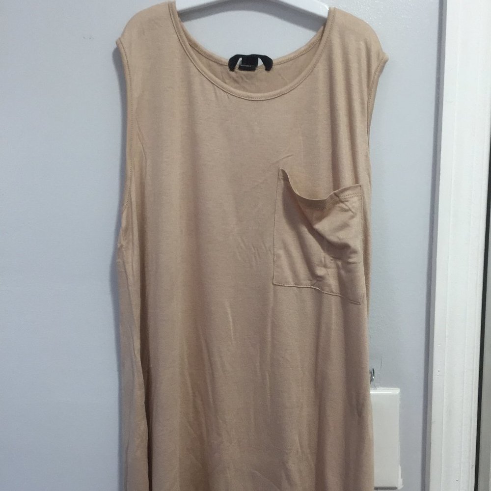 Forever 21 Knit Top Sleeveless Taupe